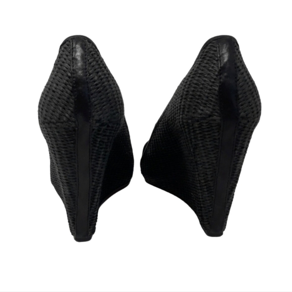 Diane Von Furstenberg Wedge Sandal Size 8 Brown - Picture 3 of 5